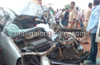 2 Killed and 3 injured in Car-Truck collision